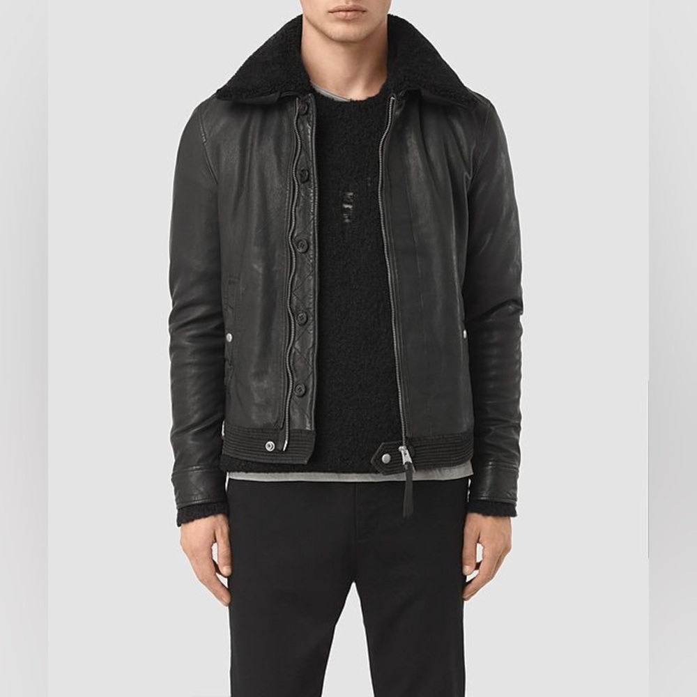 AllSaints: Naoki Leather Jacket